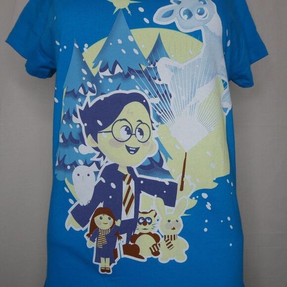 Teefury Harry Potter Rudolph Rednosed Reindeer Tee - Picture 1 of 5